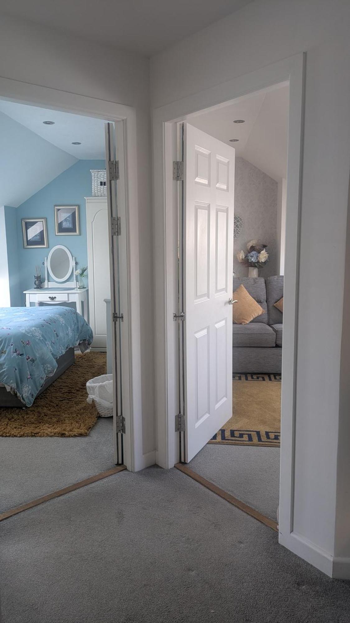 Village Life- Private - Living Room, Bedroom And Bathroom Homestay Newtown St Boswells